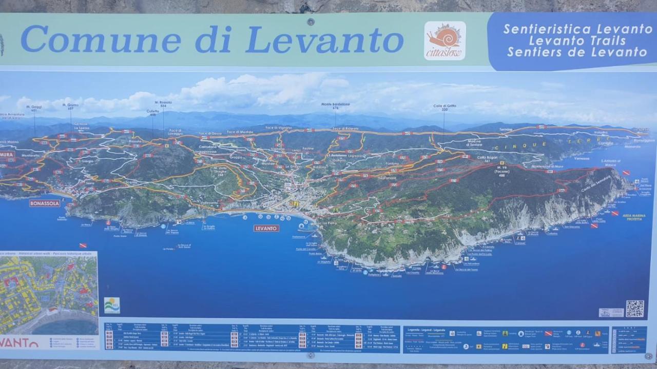 Villa Tramonto Levanto Bagian luar foto